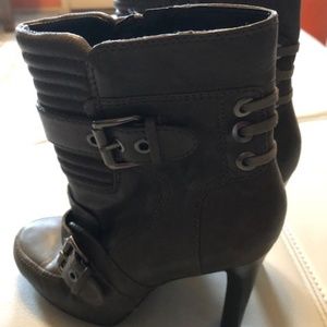 Nine West gray ankle boots REPOST